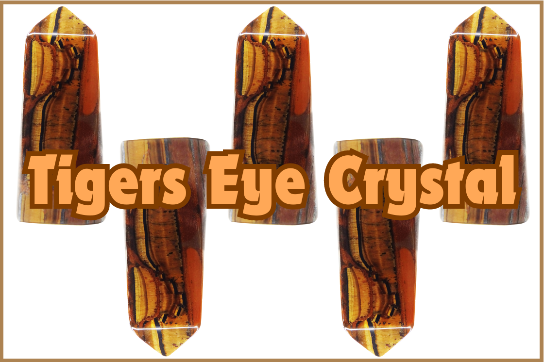 Tigers Eye crystal banner